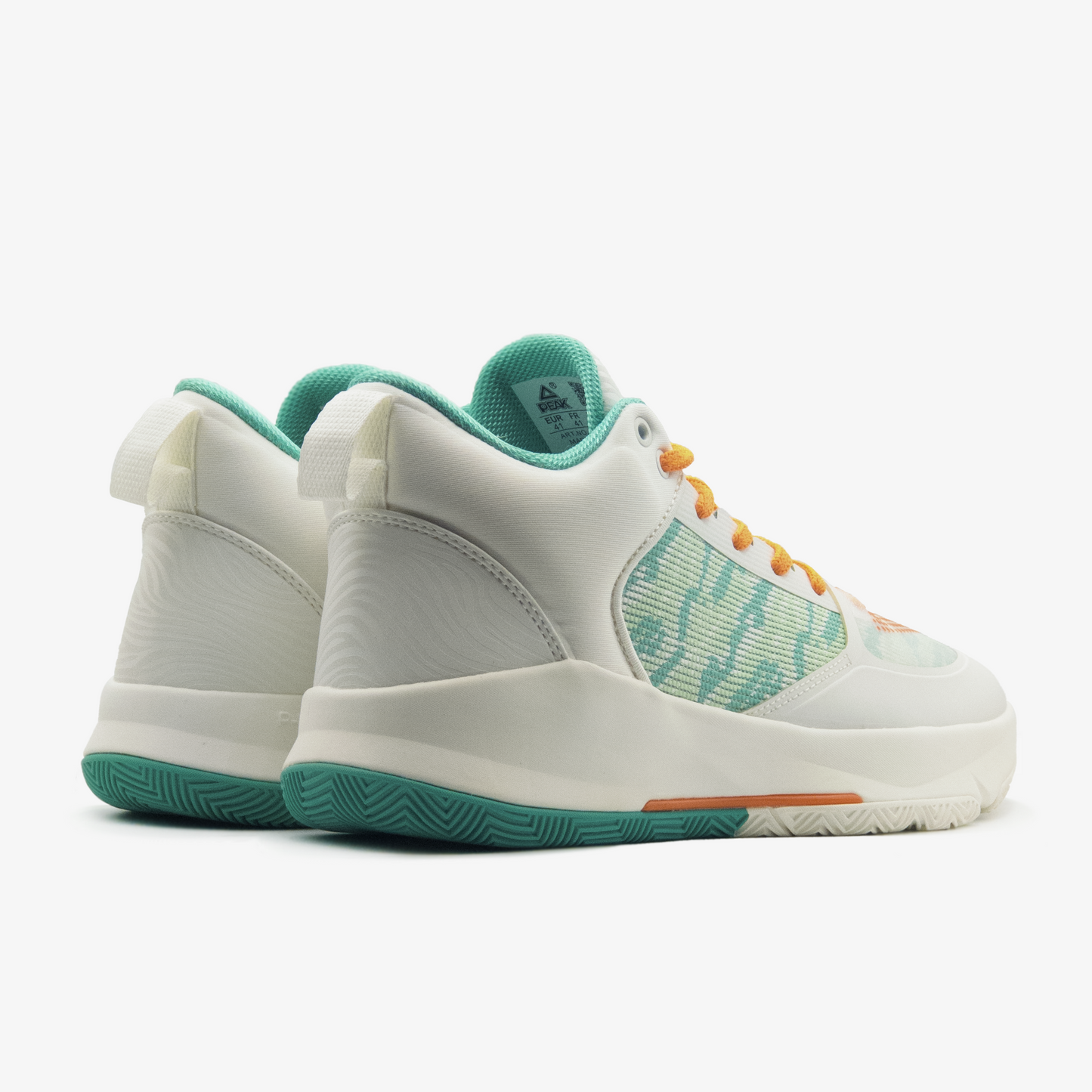 Peak basketball shoes off white green