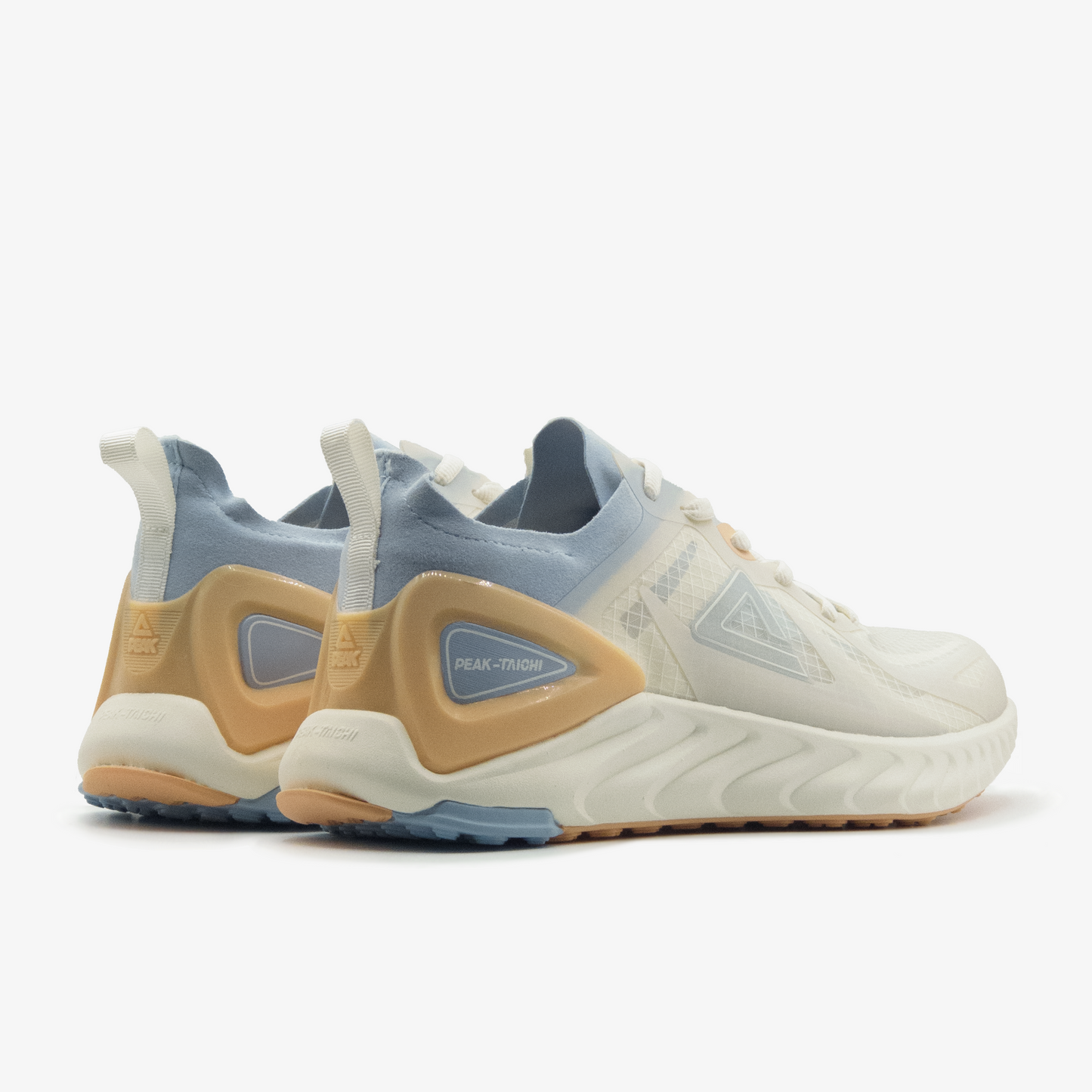 Peak running shoes Off white blue