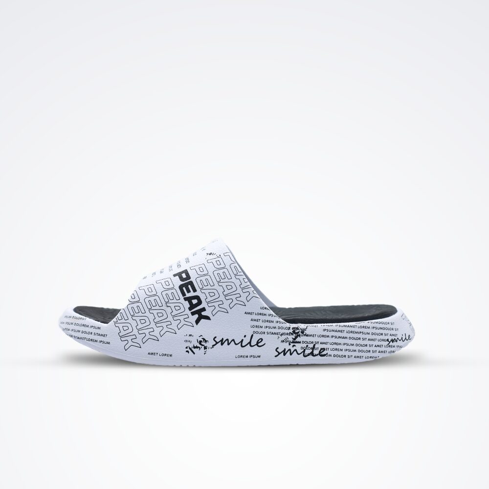 Peak taichi Slippers White Black