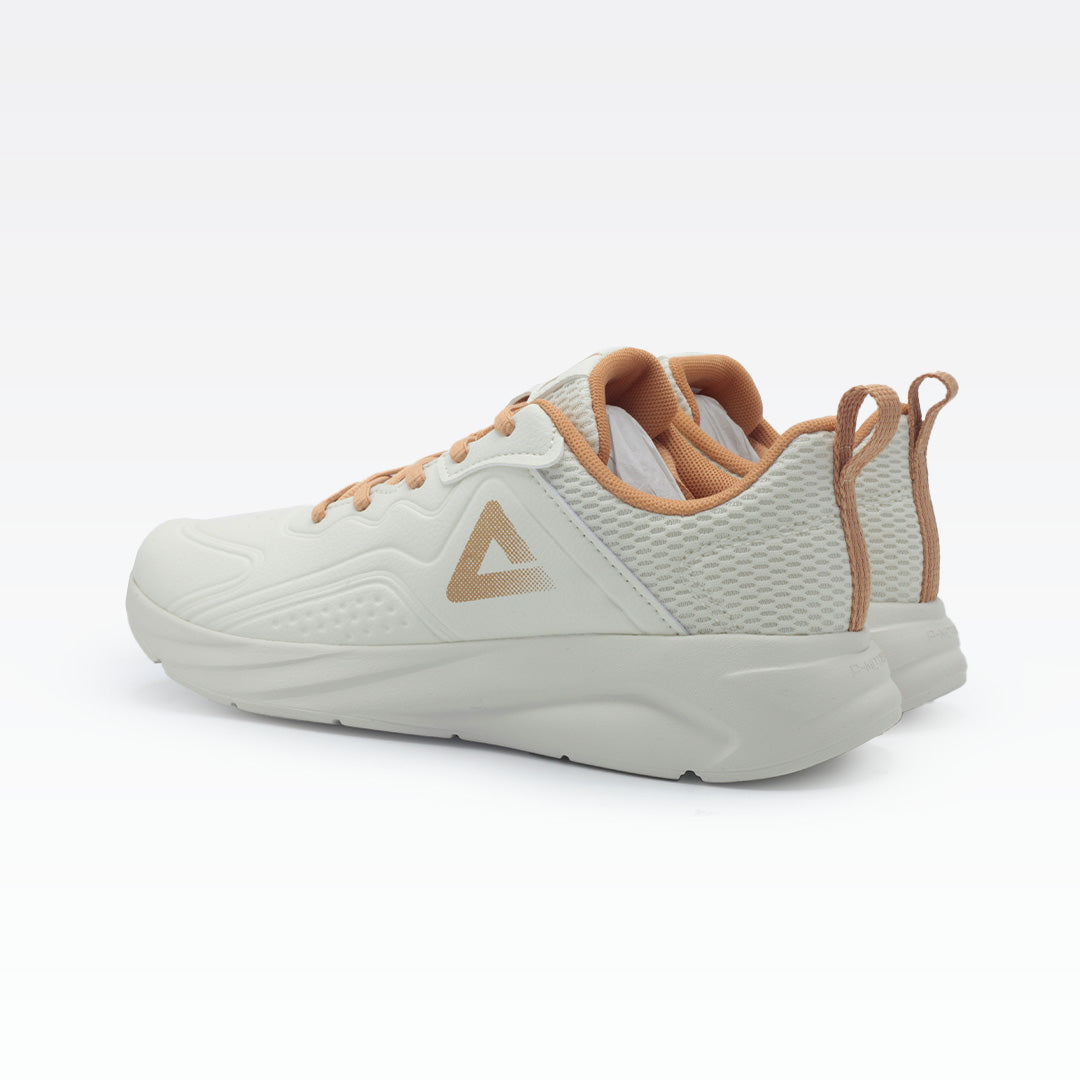 Peak Walking Shoes Off White Brown