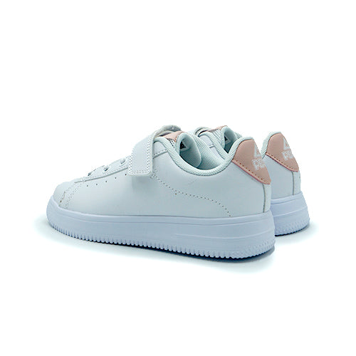 Peak kids casual shoes white pink
