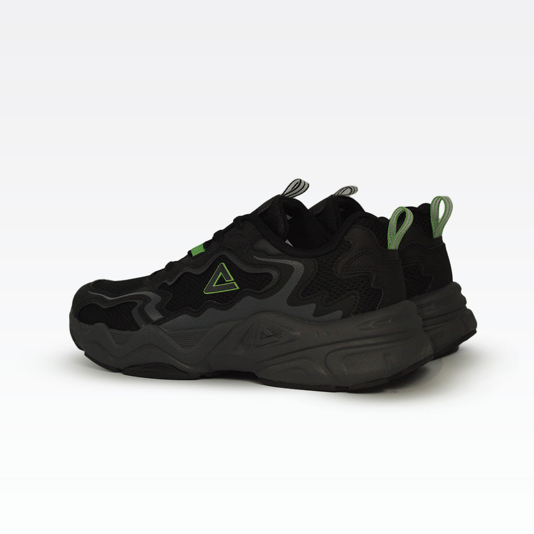 Peak taichi retro casual shoes black dark grey