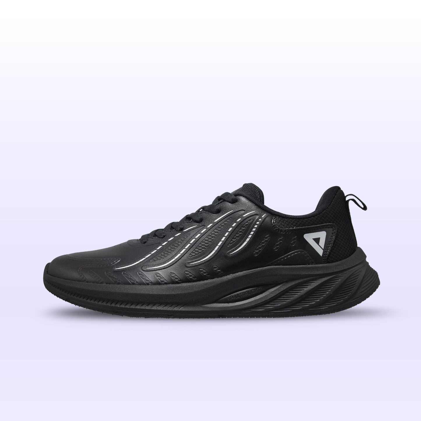 Peak running shoes all black
