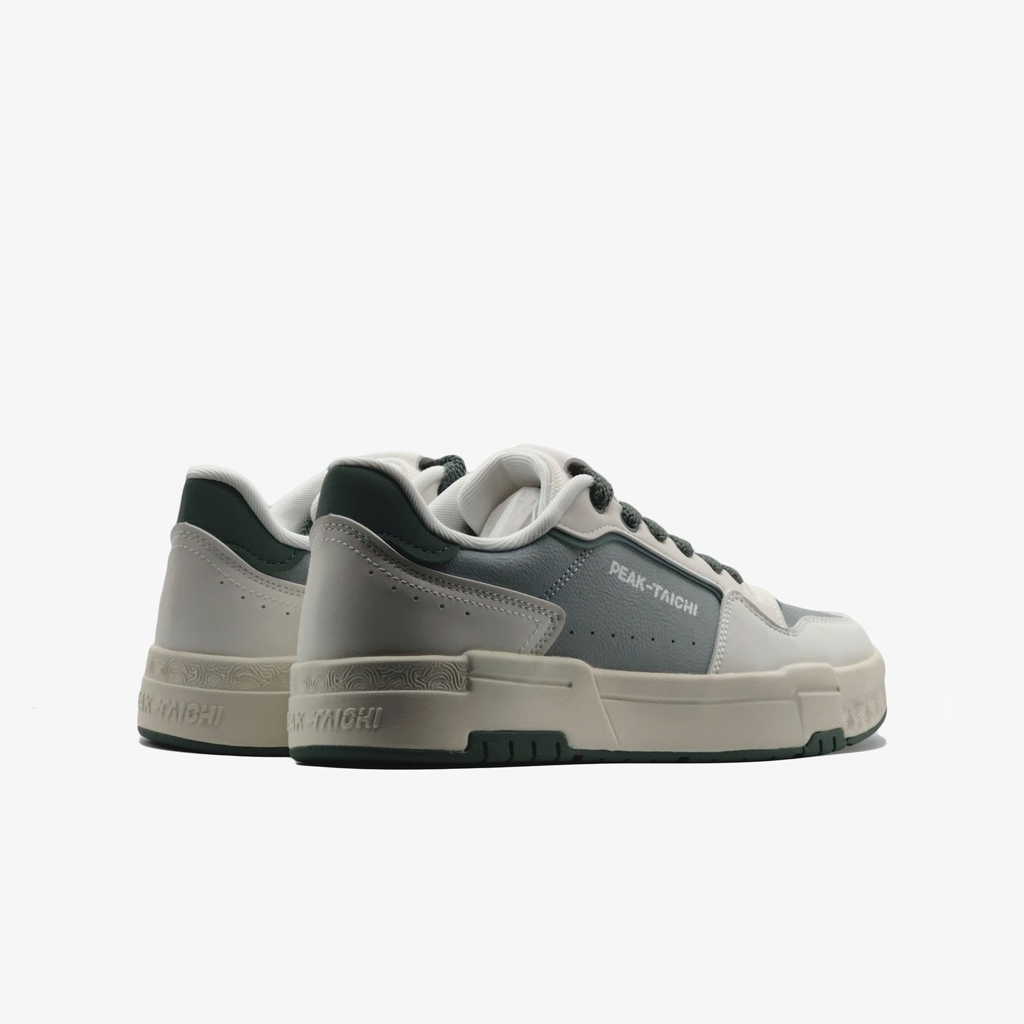 Peak taichi sports Shoes White grey green