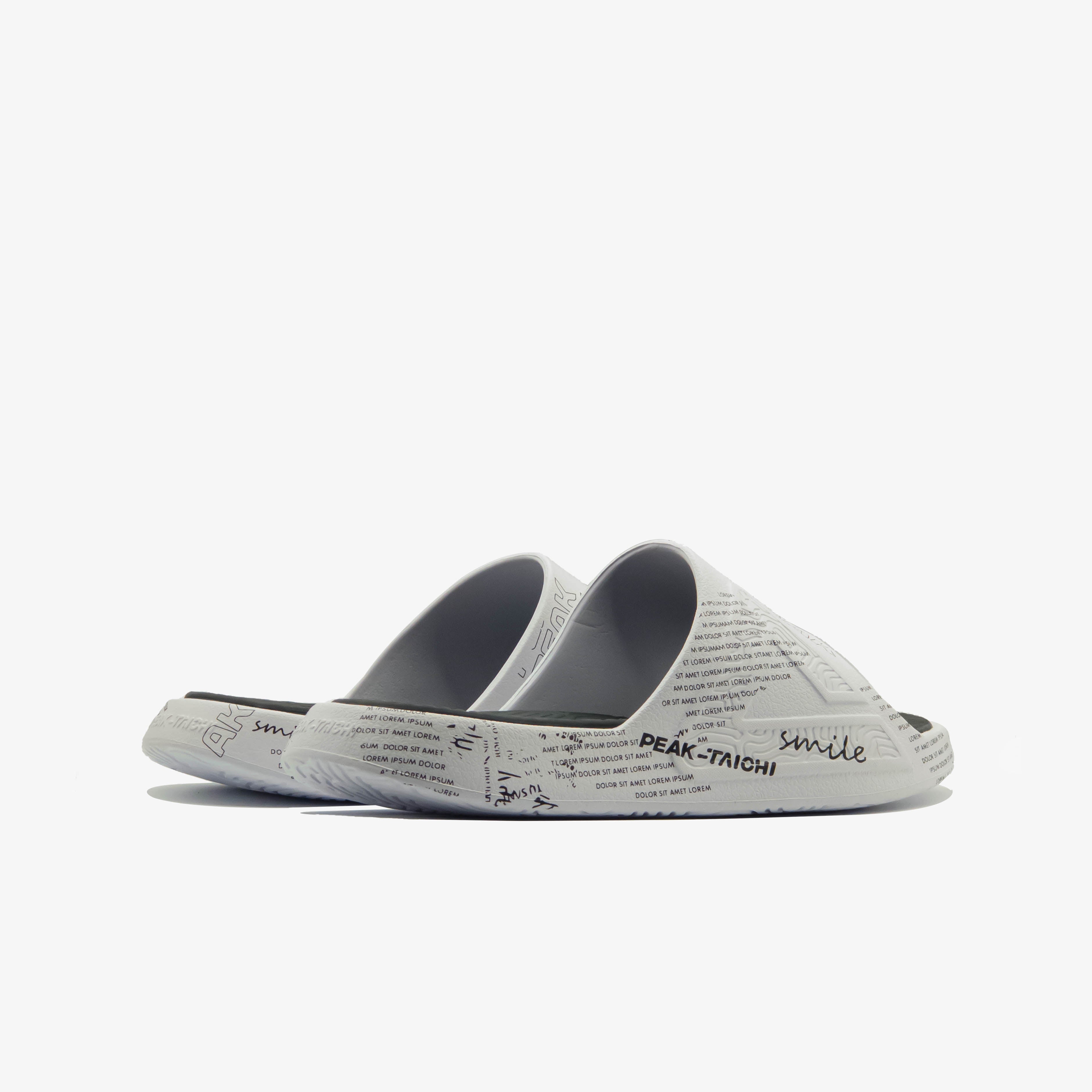 Peak Taichi Slippers White Black