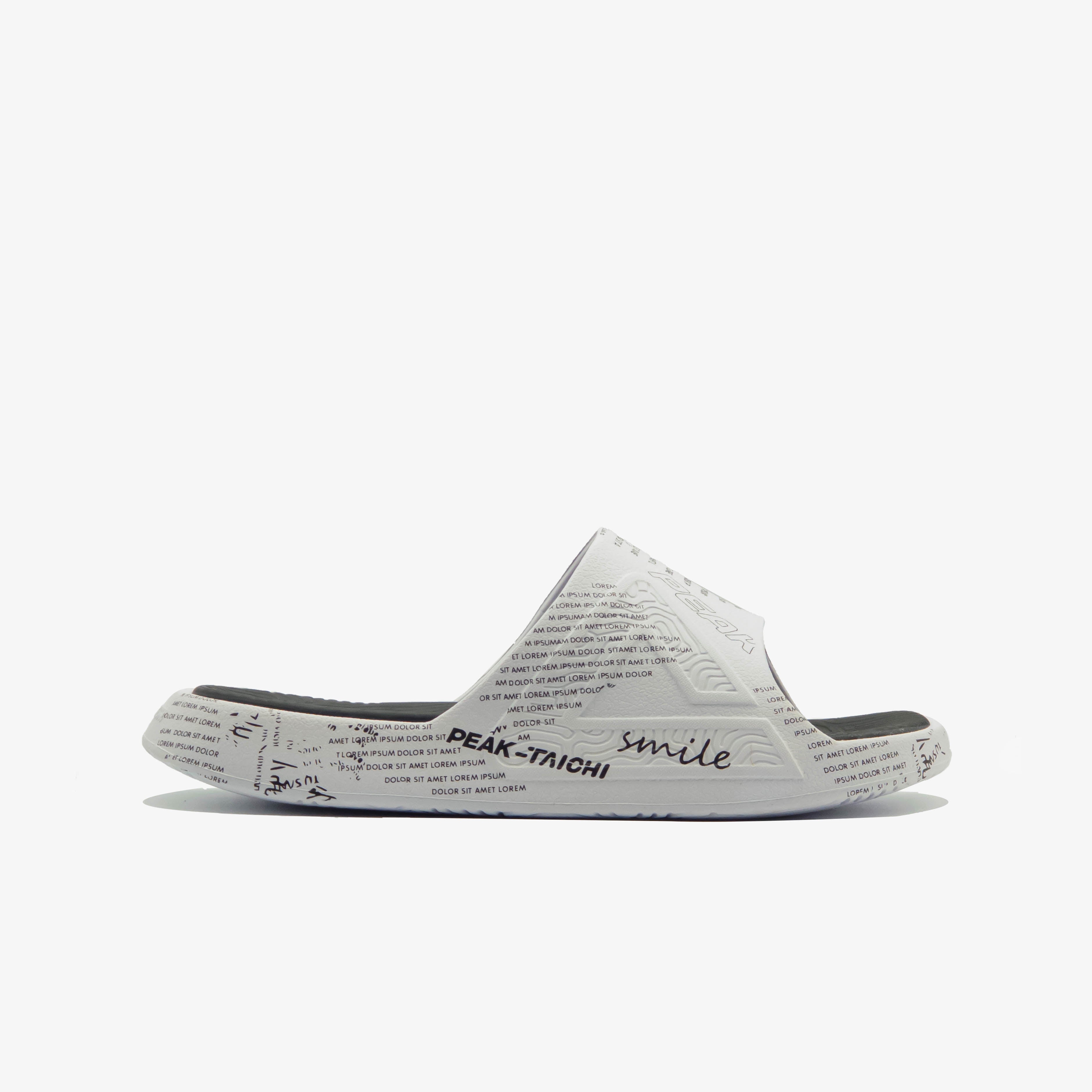 Peak Taichi Slippers White Black
