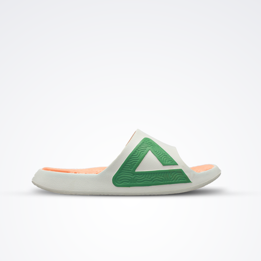 Peak taichi slippers off white green