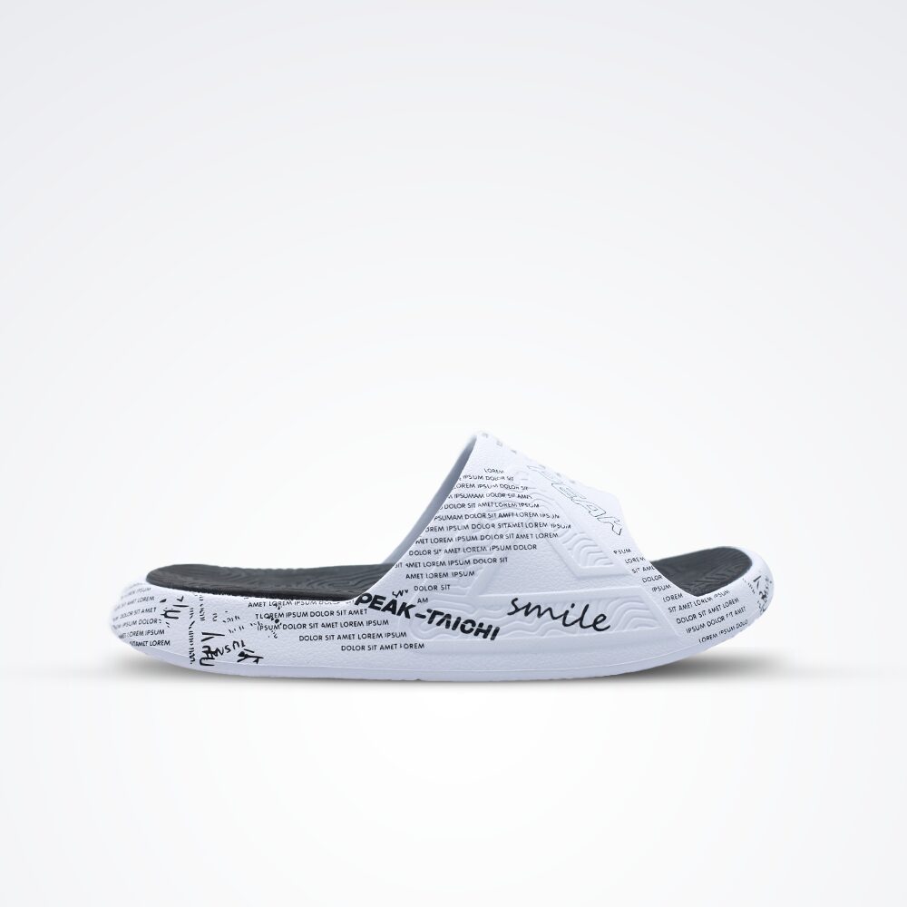 Peak taichi Slippers White Black