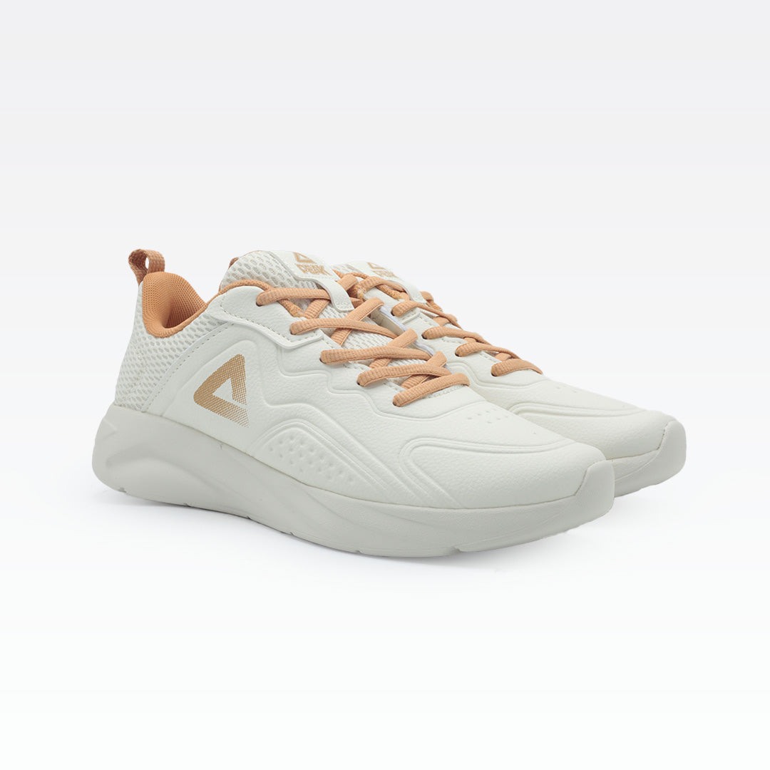 Peak Walking Shoes Off White Brown