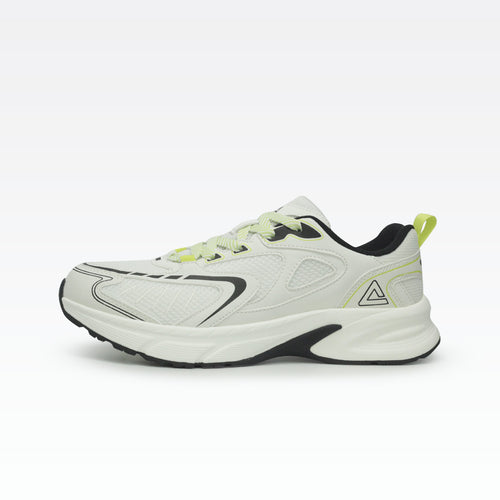 Peak Casual Shoes Milky White/Black Lt.Green