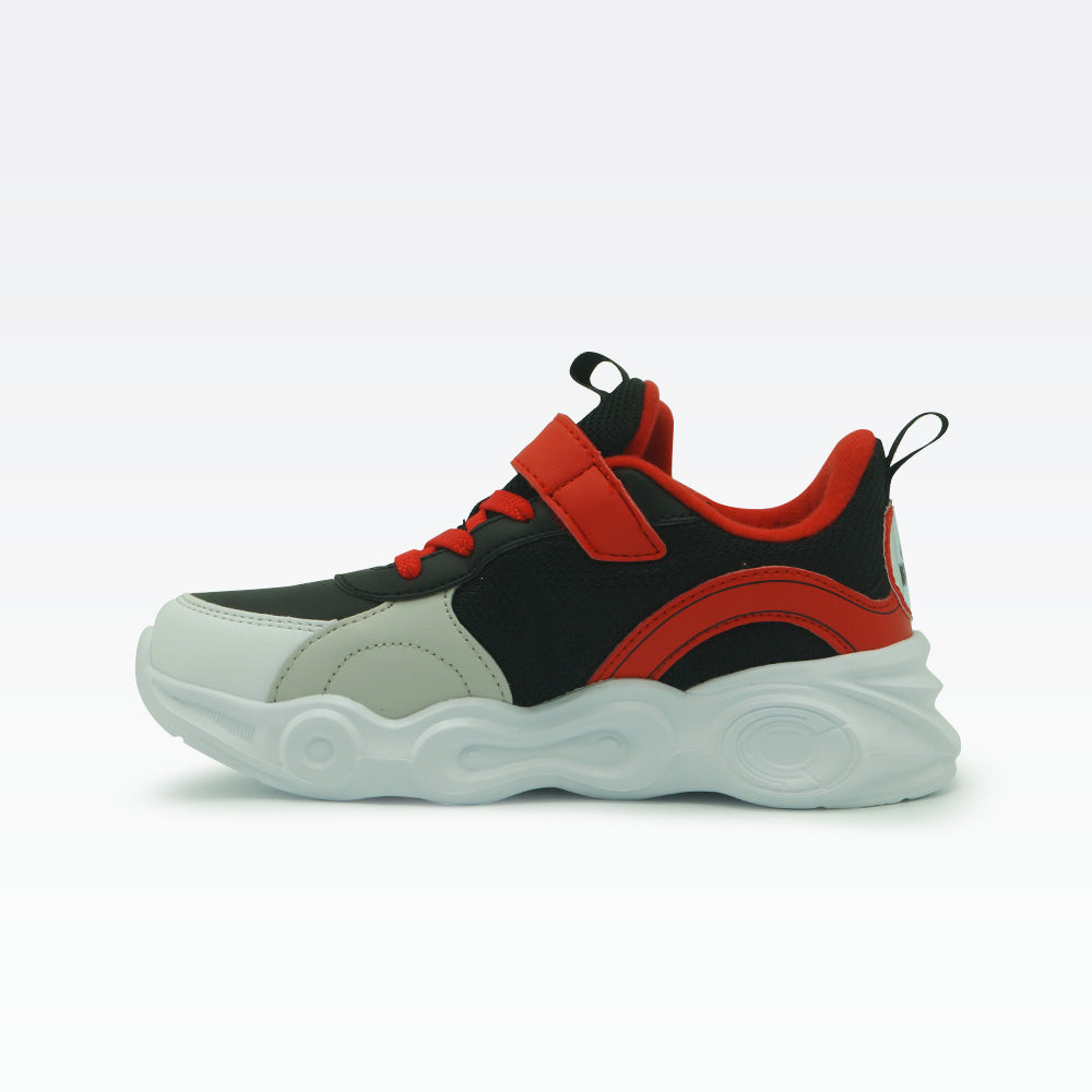 Peak Kids Running Shoes Black Red