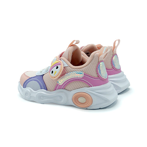 Peak Kids Running Shoes Lt Pink