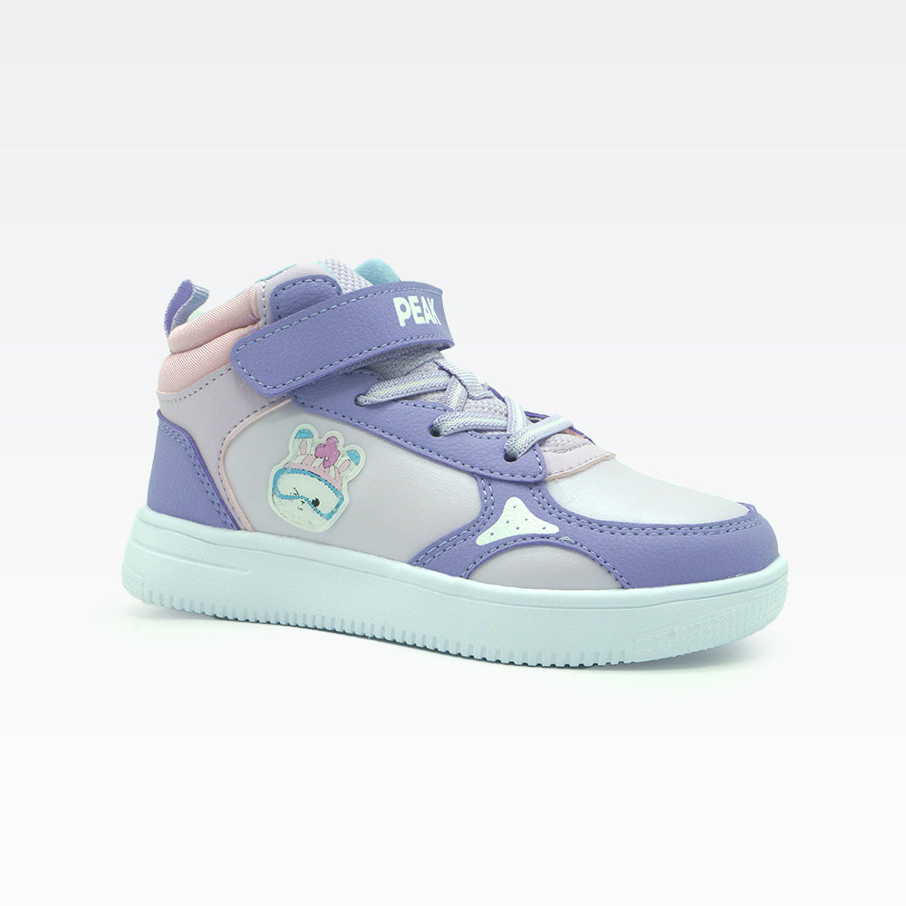 Peak kids culture shoes Lt purple