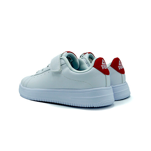 Peak kids casual shoes white red