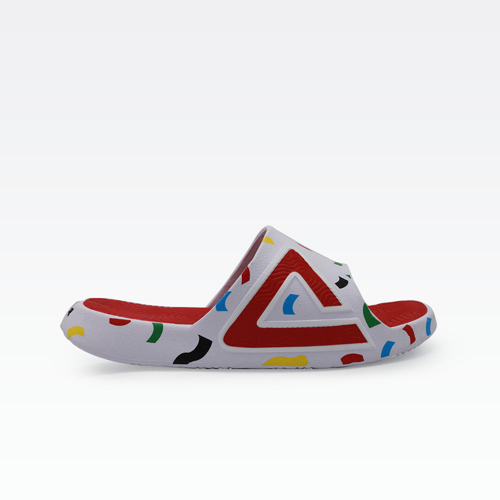 Peak Taichi Slippers White Red