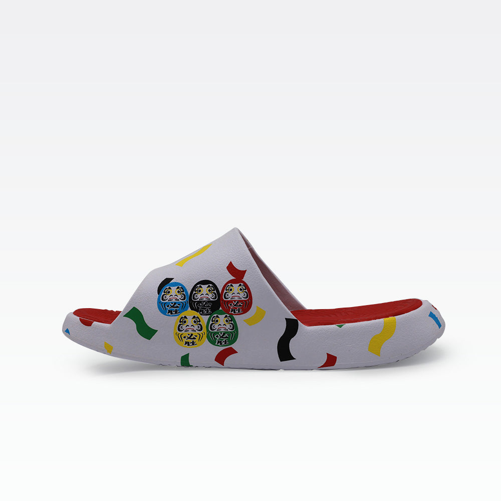 Peak Taichi Slippers White Red