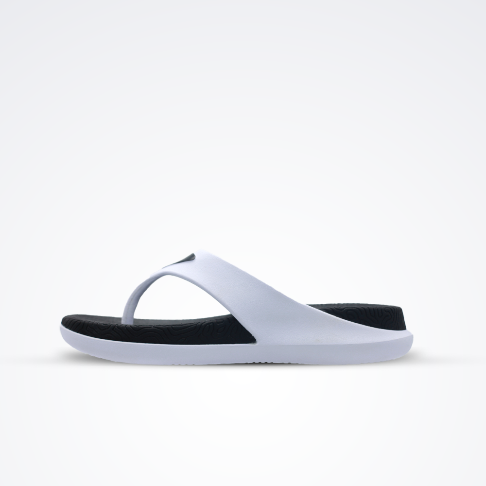 Peak sport slippers white black