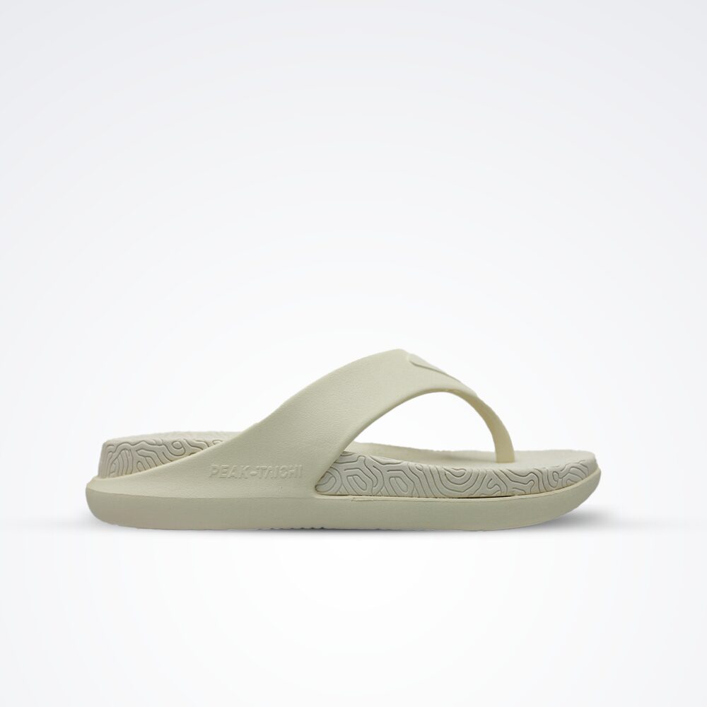 Peak sport slippers canva white