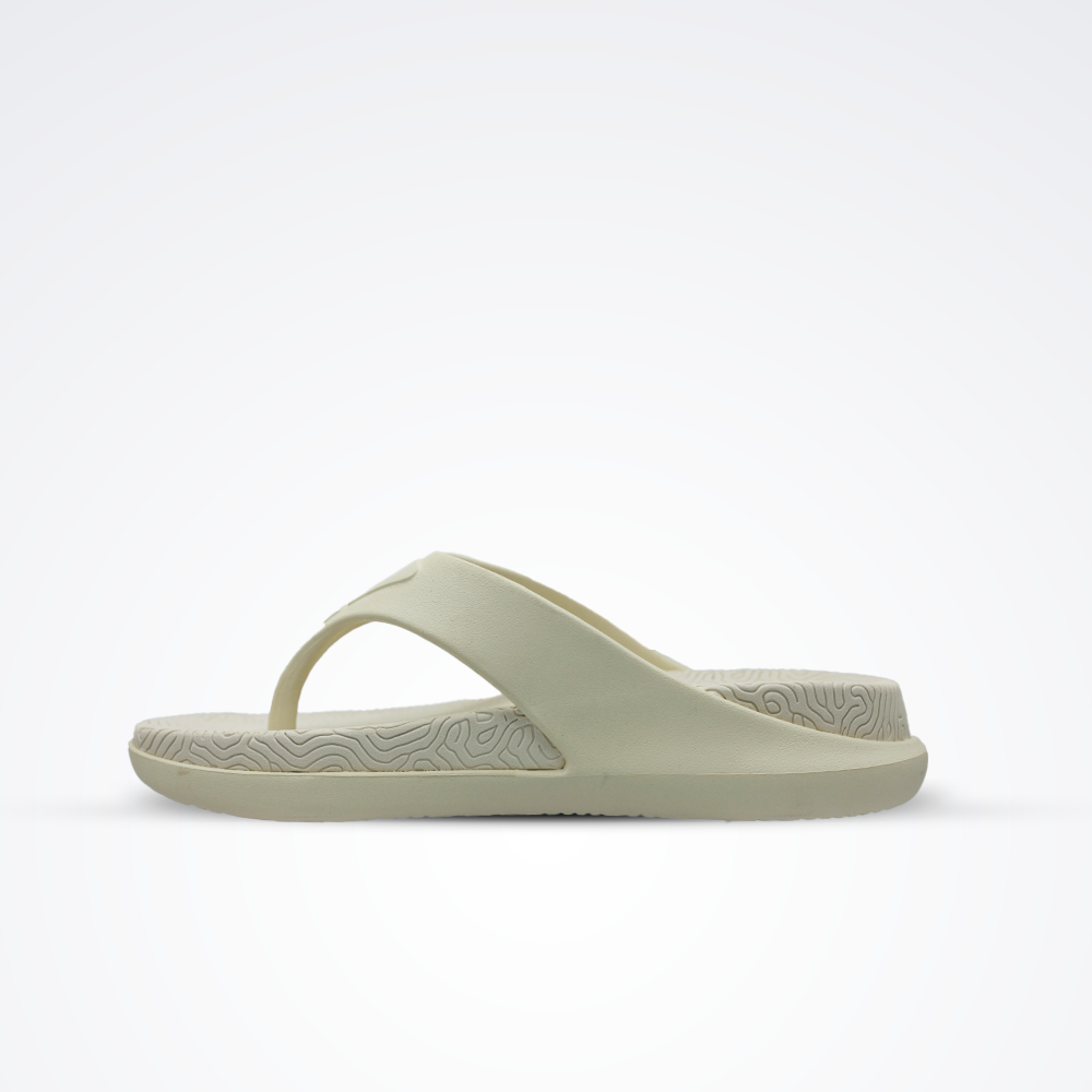 Peak sport slippers canva white