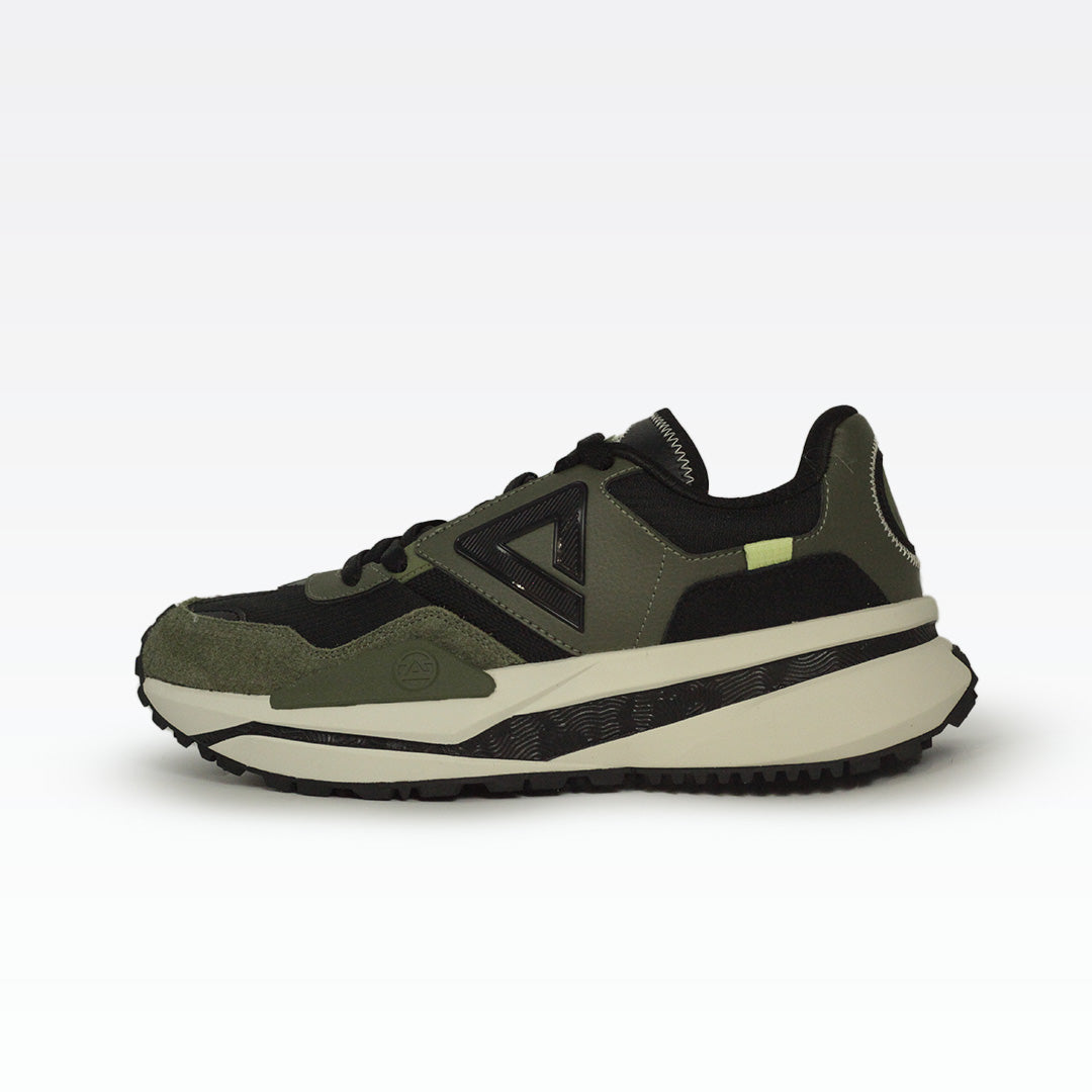 Peak taichi casual shoes Light army green black