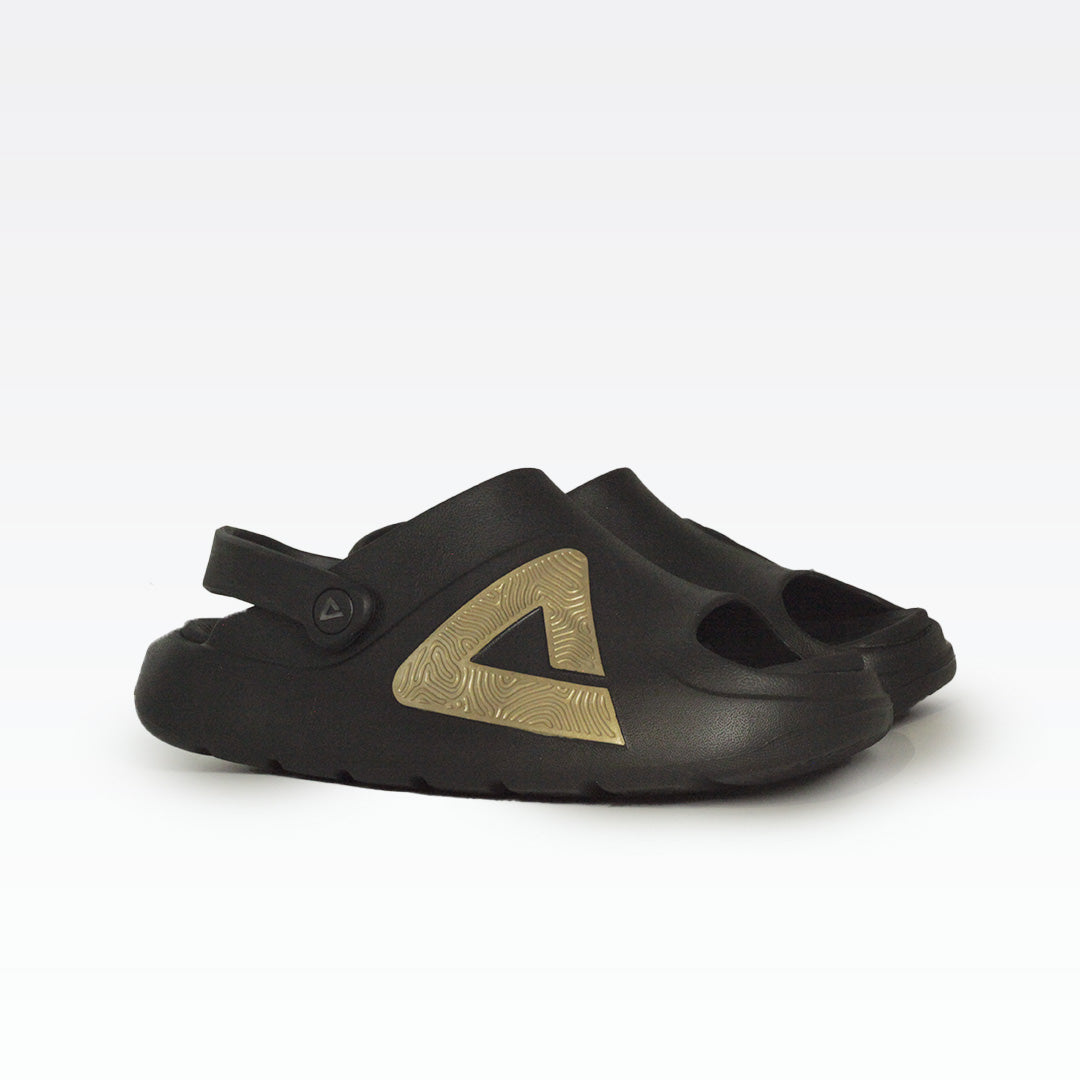 Peak taichi slippers black gold
