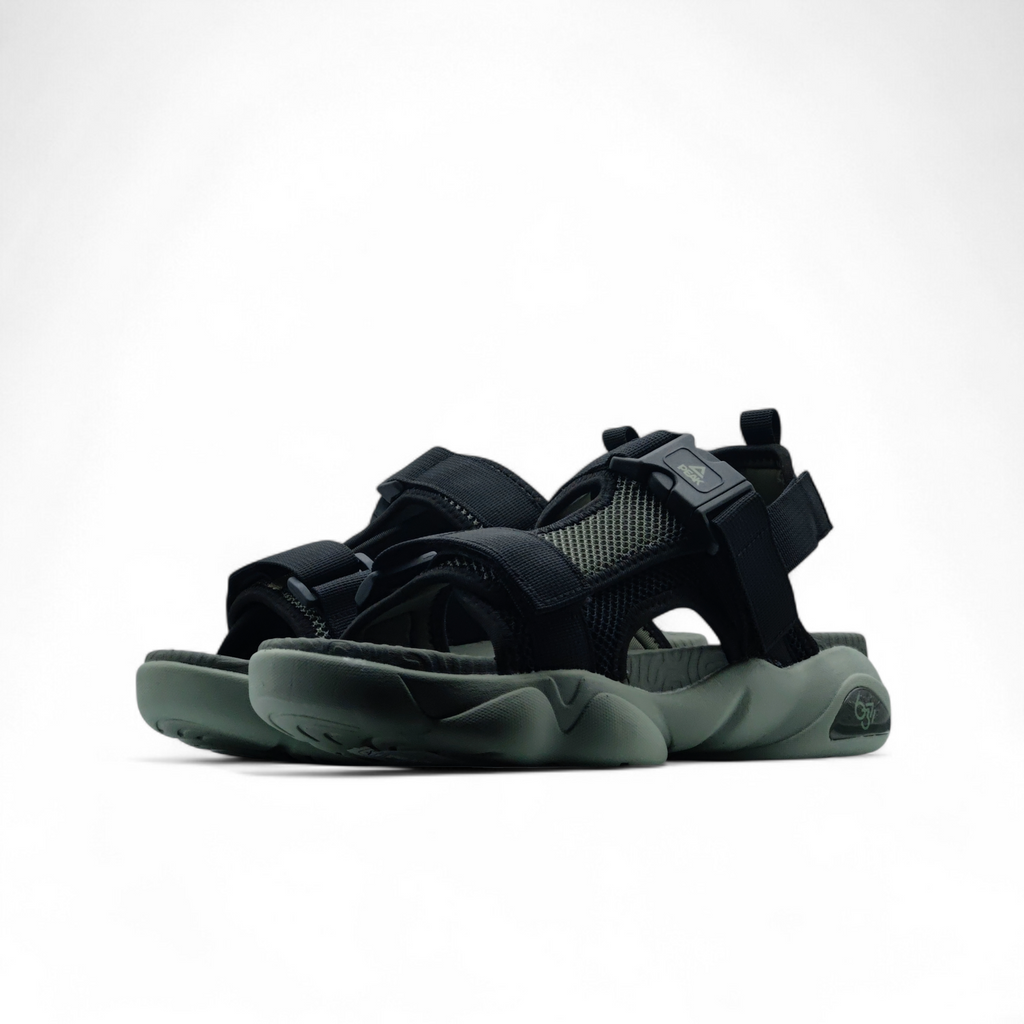 Peak Taichi Sandals Black Olive Green