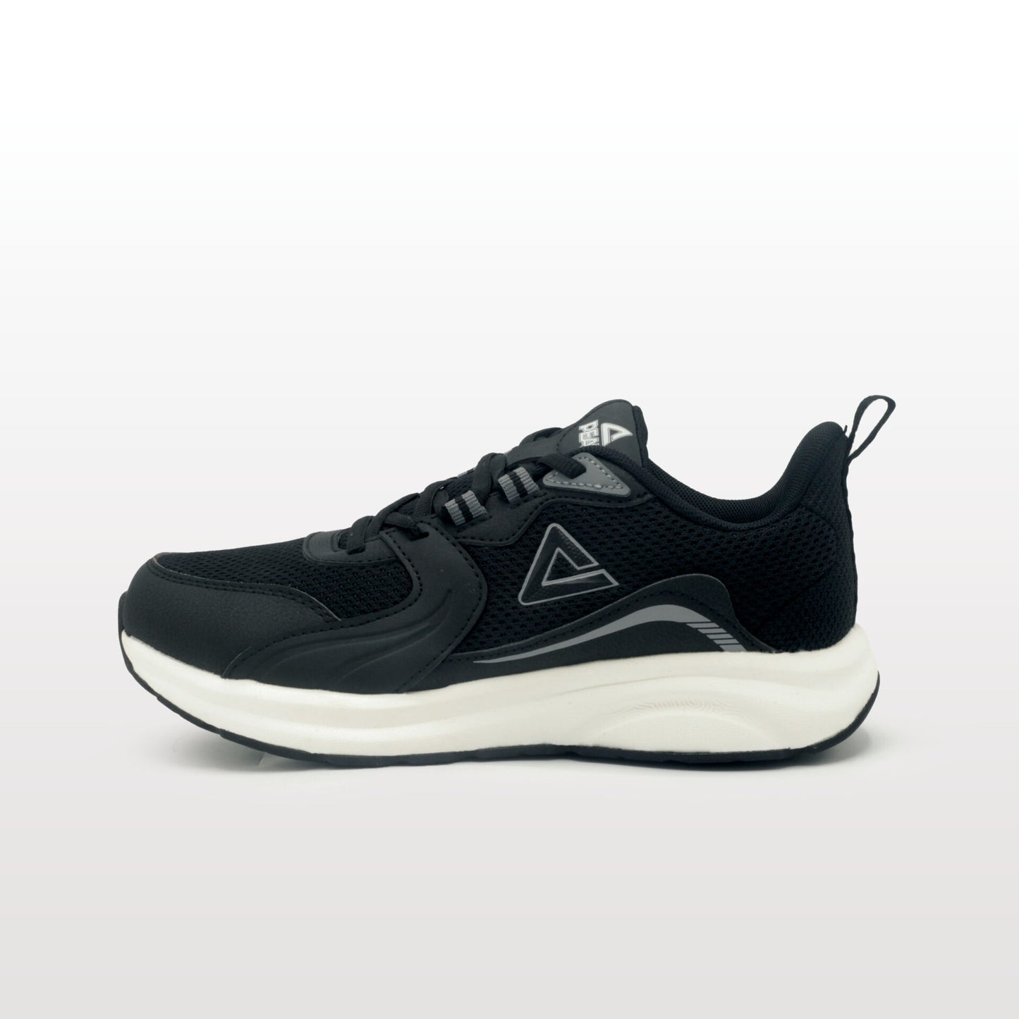 Peak taichi walking shoes black white