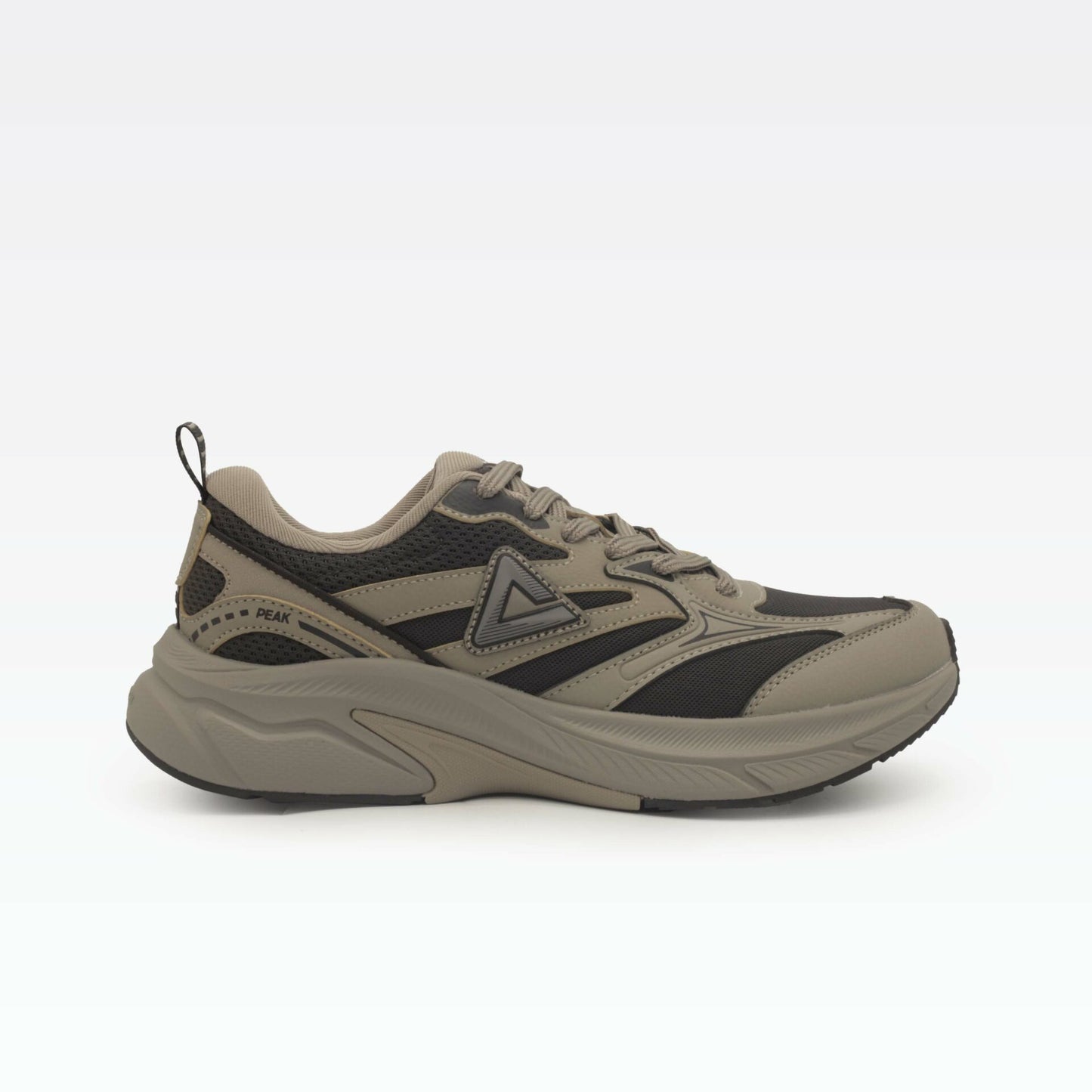 Peak running shoes dark brown coffee