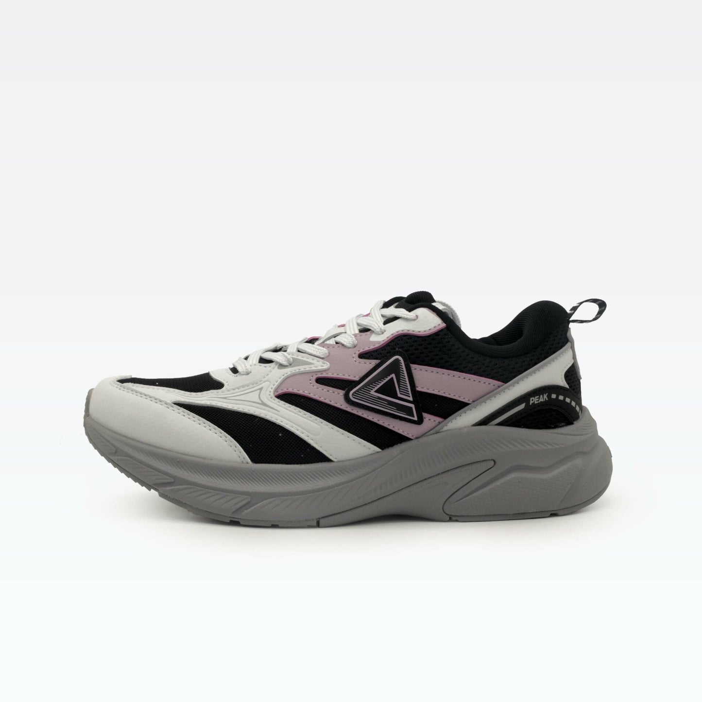 Peak running shoes light grey black