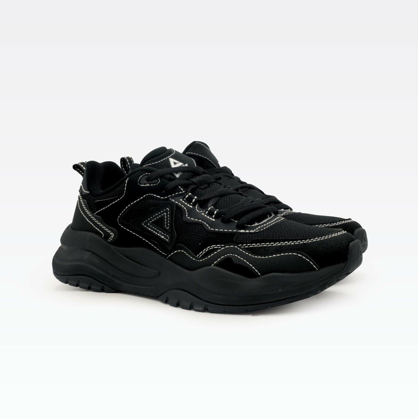 Peak retro casual shoes all black