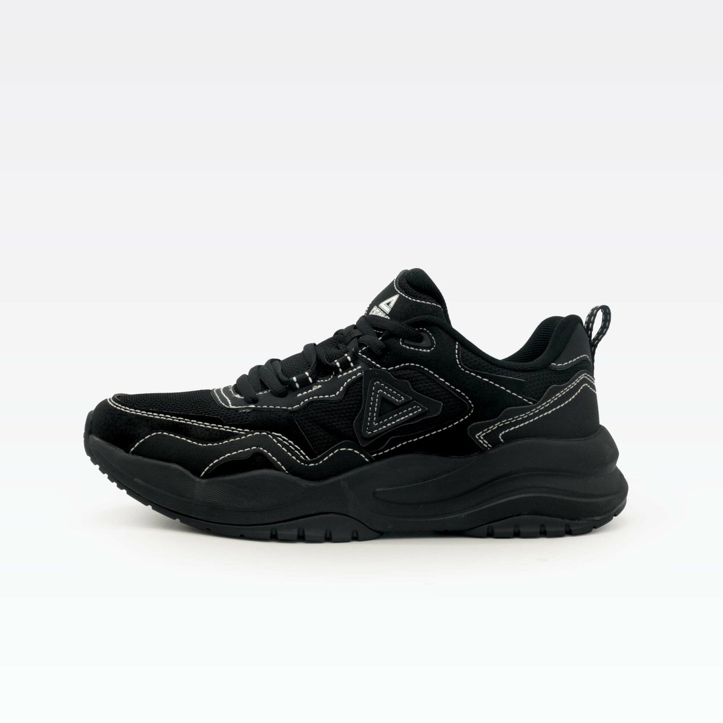 Peak retro casual shoes all black