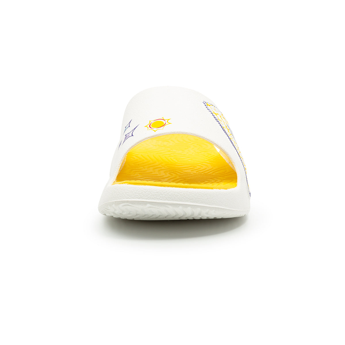 Peak Taichi Sports Slippers White Yellow