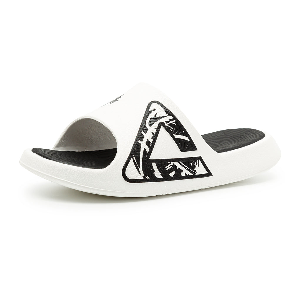 Peak Taichi Sports Slippers White Black