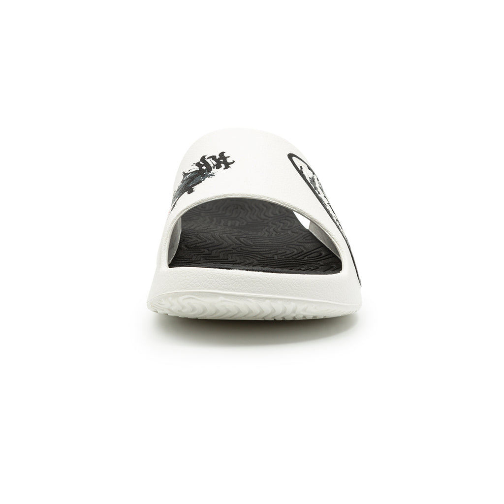 Peak Taichi Sports Slippers White Black