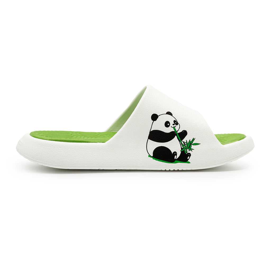 Peak Taichi Sports Slippers White Green