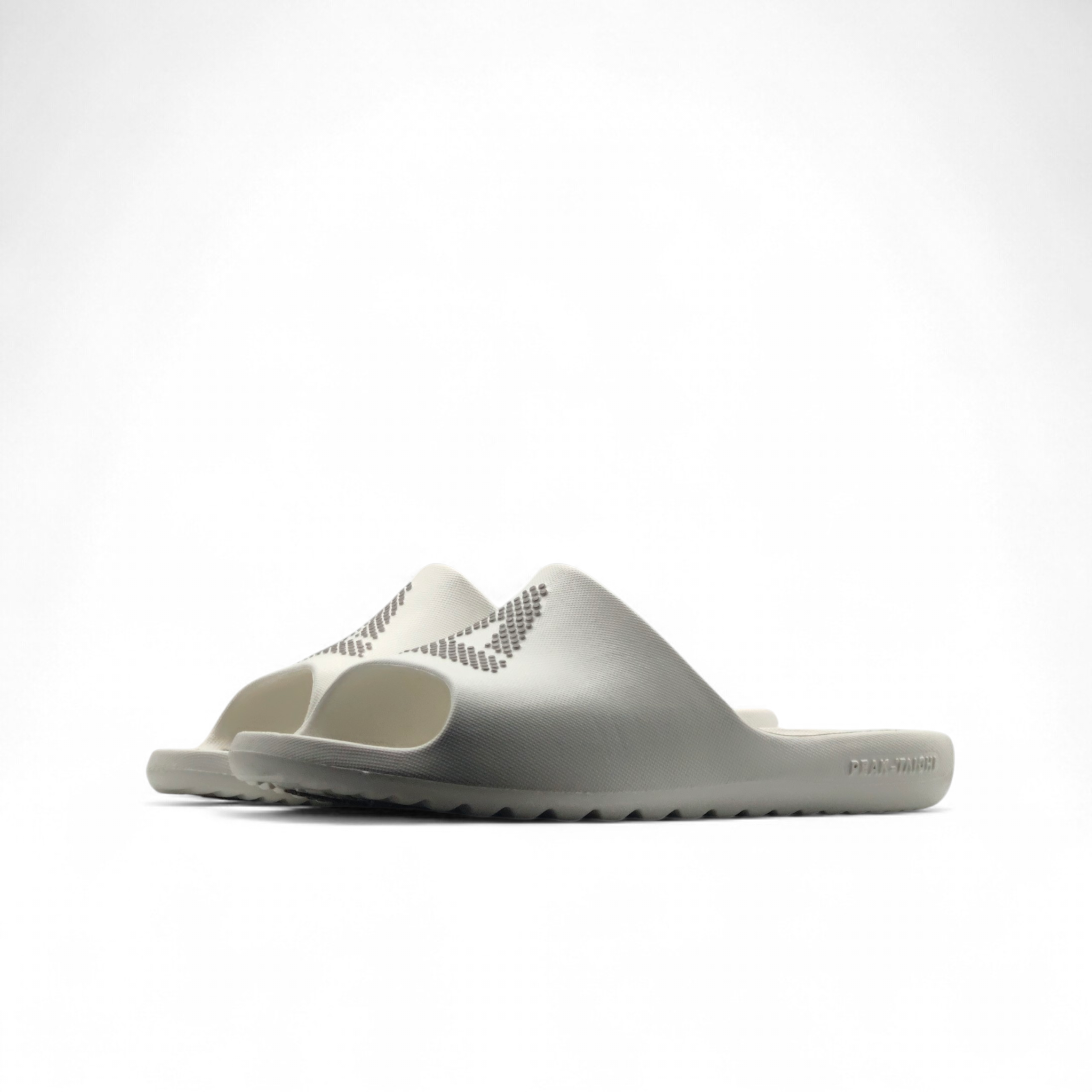 Peak Taichi Slippers Canvas White Dark Khaki