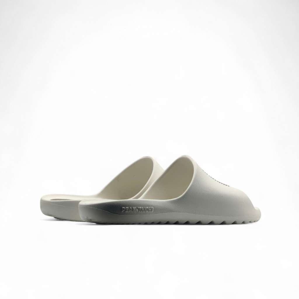 Peak Taichi Slippers Canvas White Dark Khaki