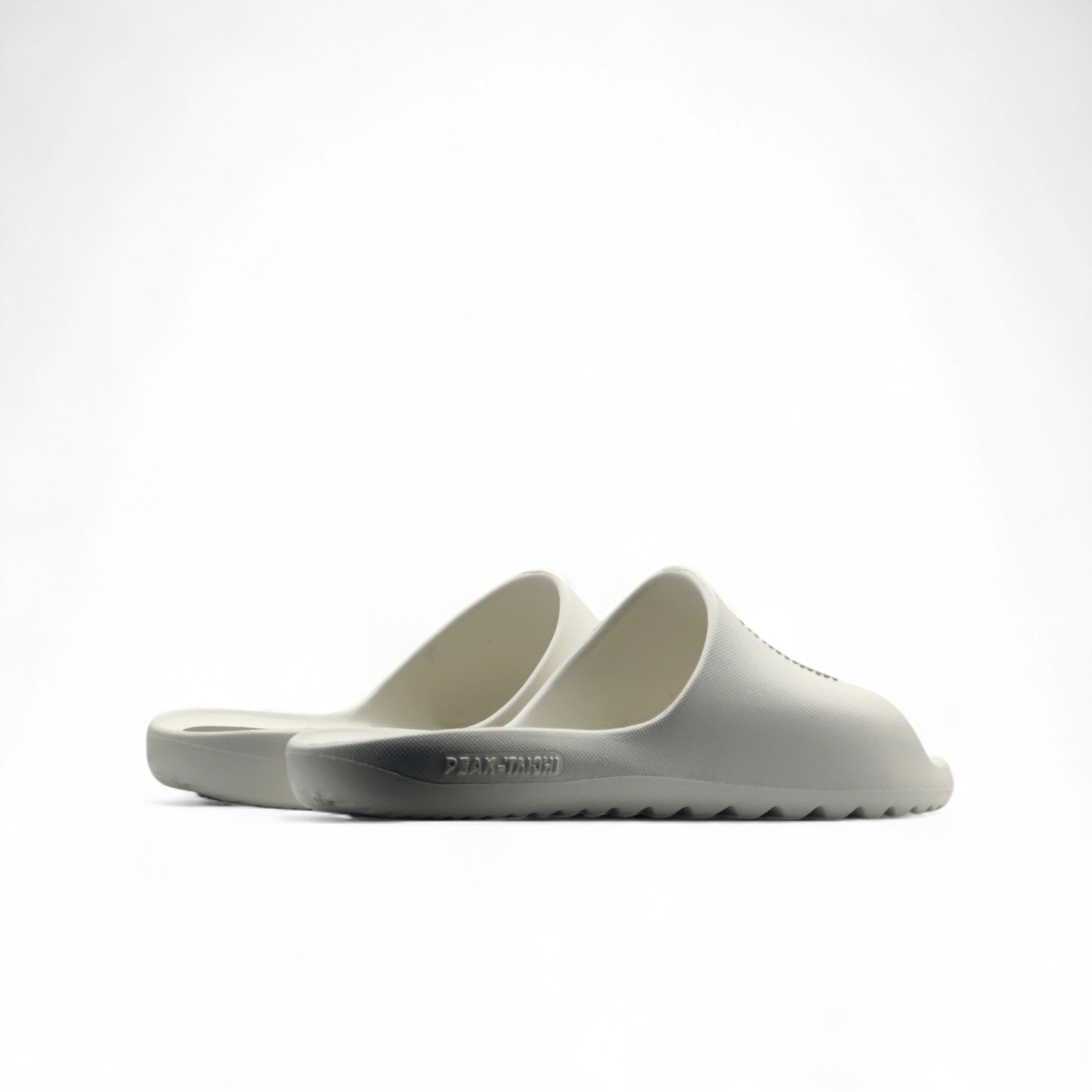 Peak Taichi Slippers Canvas White Dark Khaki