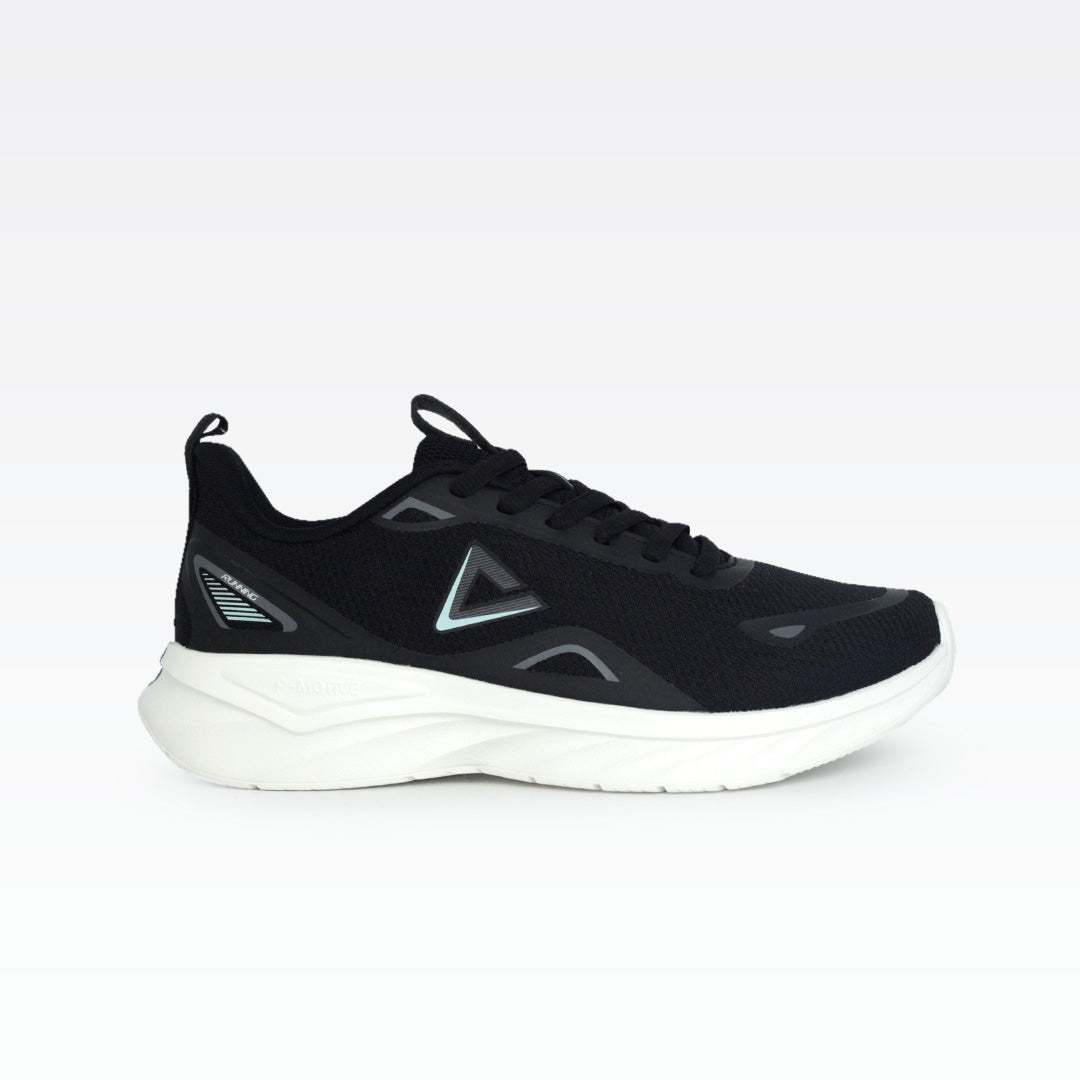 Peak taichi running shoes black white