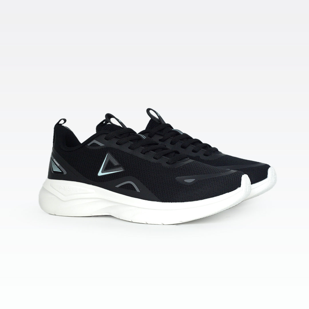 Peak taichi running shoes black white