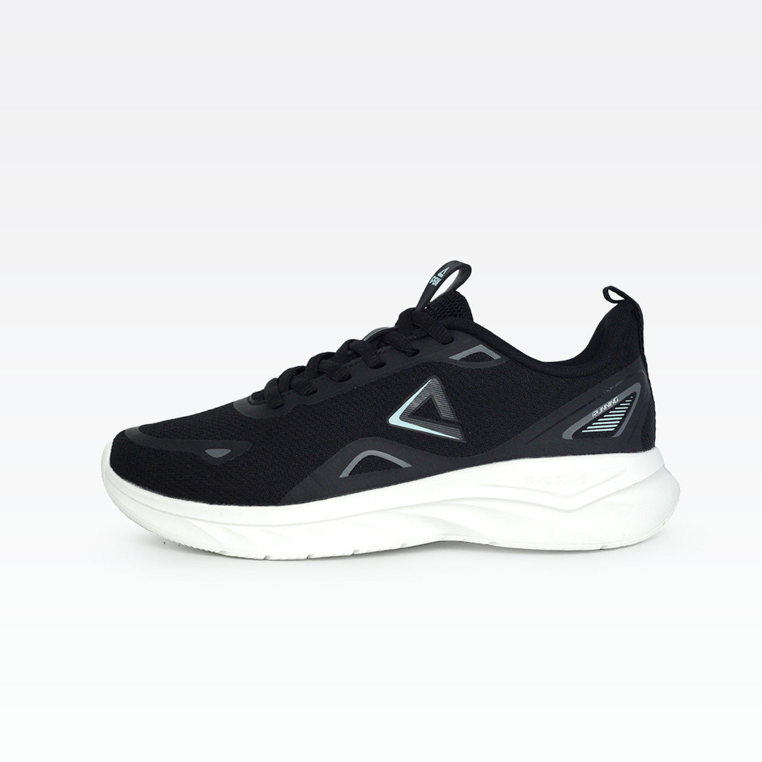 Peak taichi running shoes black white