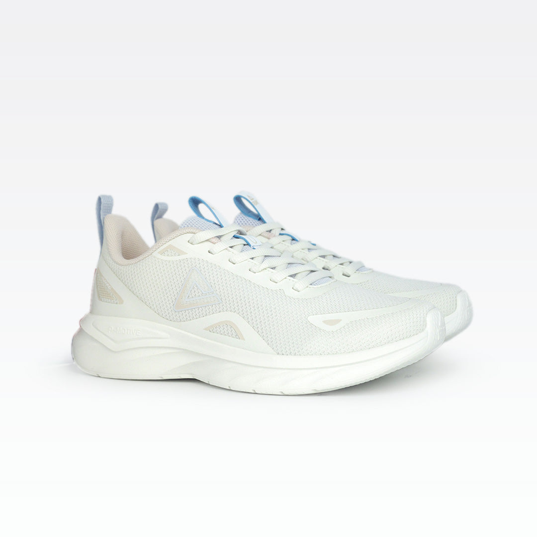 Peak taichi running shoes white blue