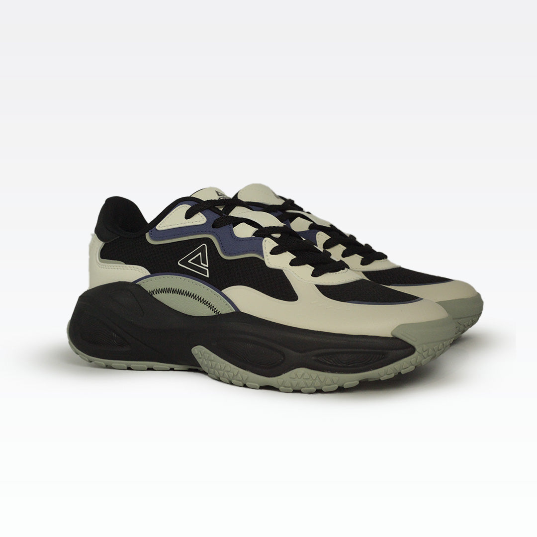 Peak taichi retro casual shoes black apple