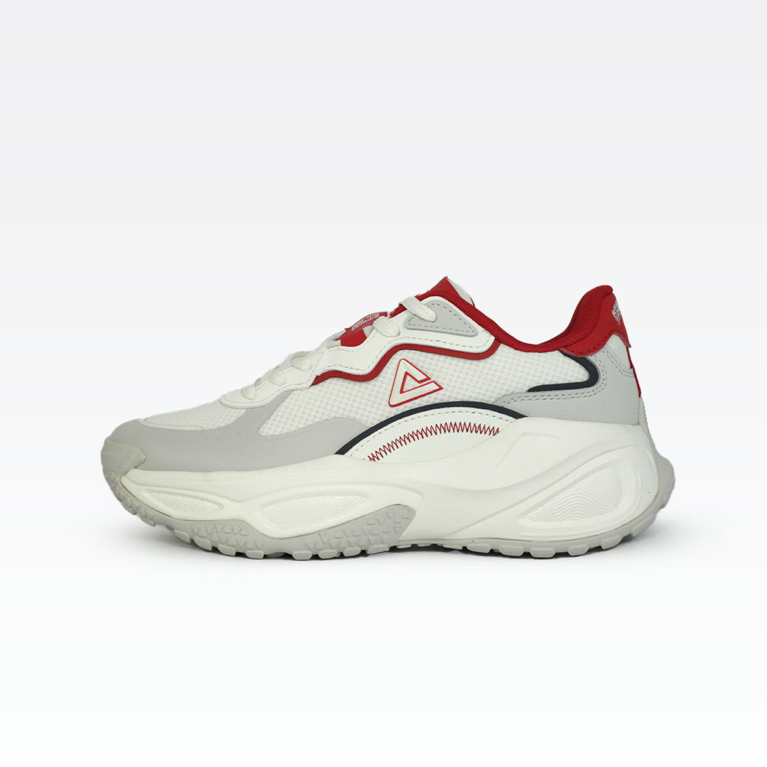 Peak taichi casual shoes white red