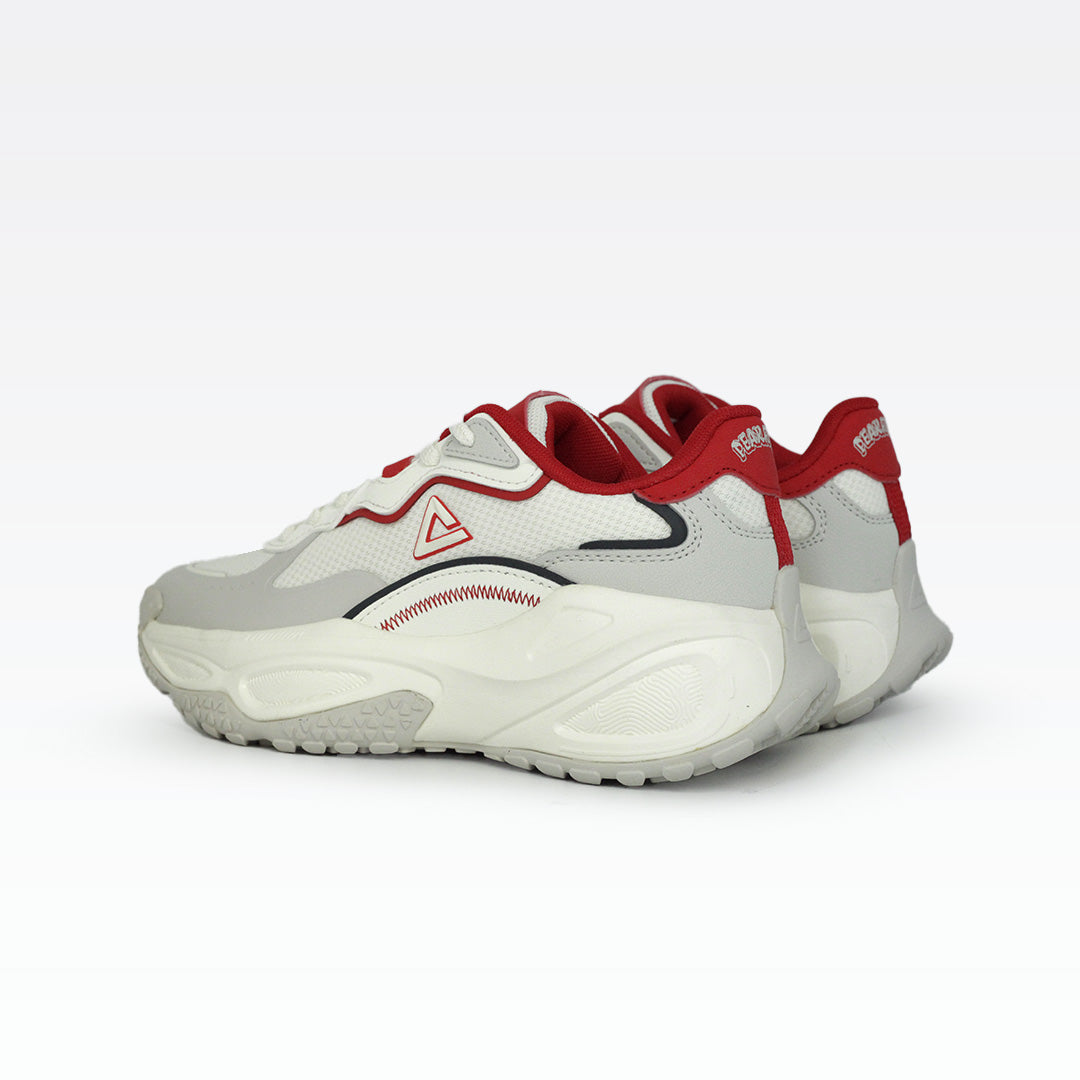 Peak taichi casual shoes white red