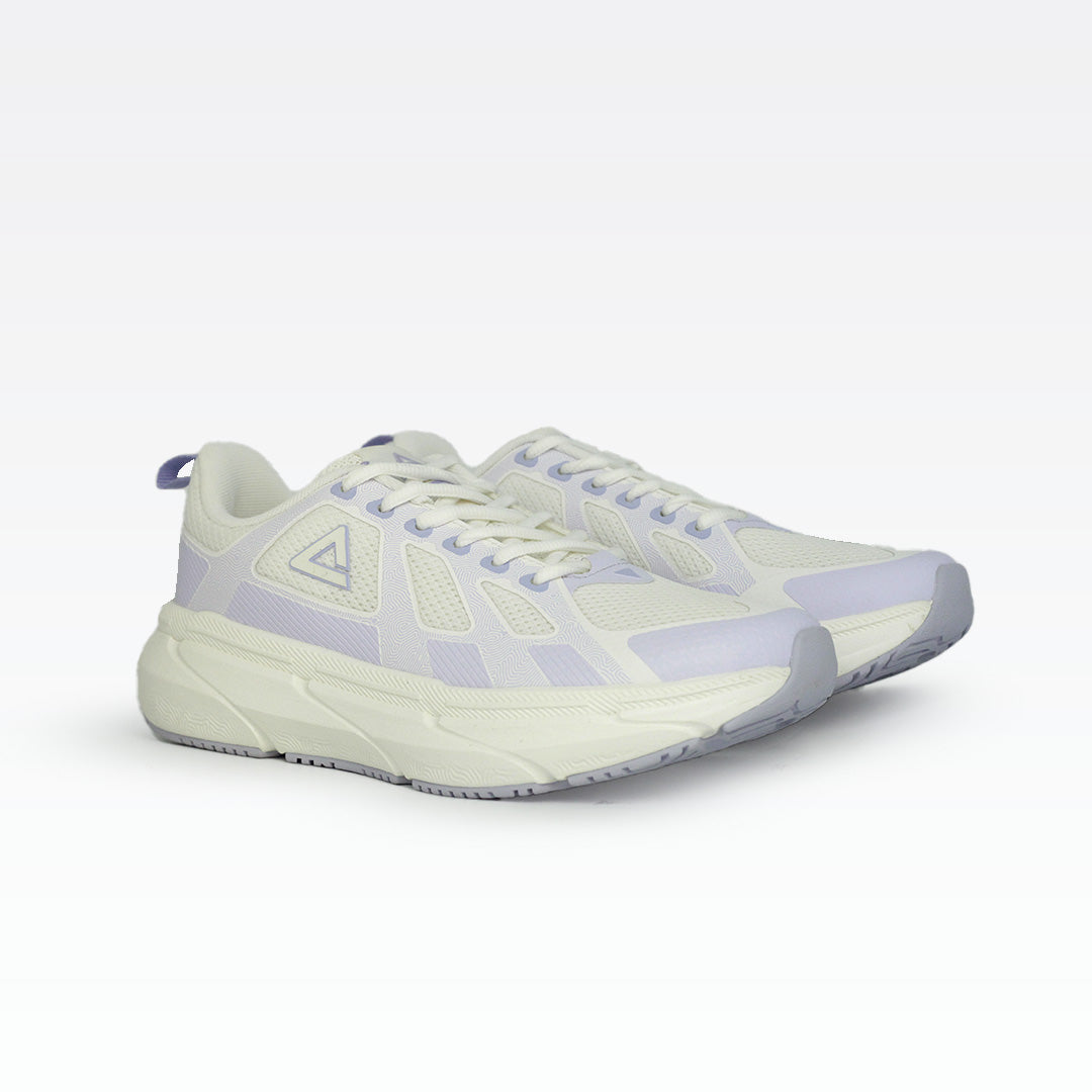 Peak taichi walking shoes white purple