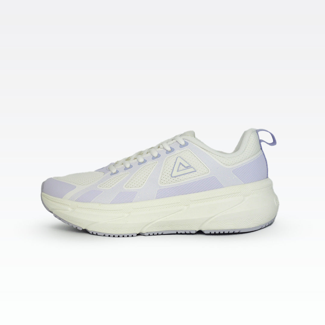 Peak taichi walking shoes white purple
