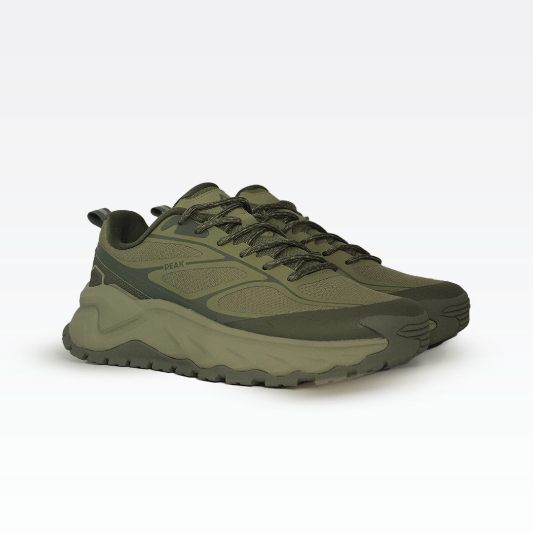 Peak taichi outdoor shoes chrome green