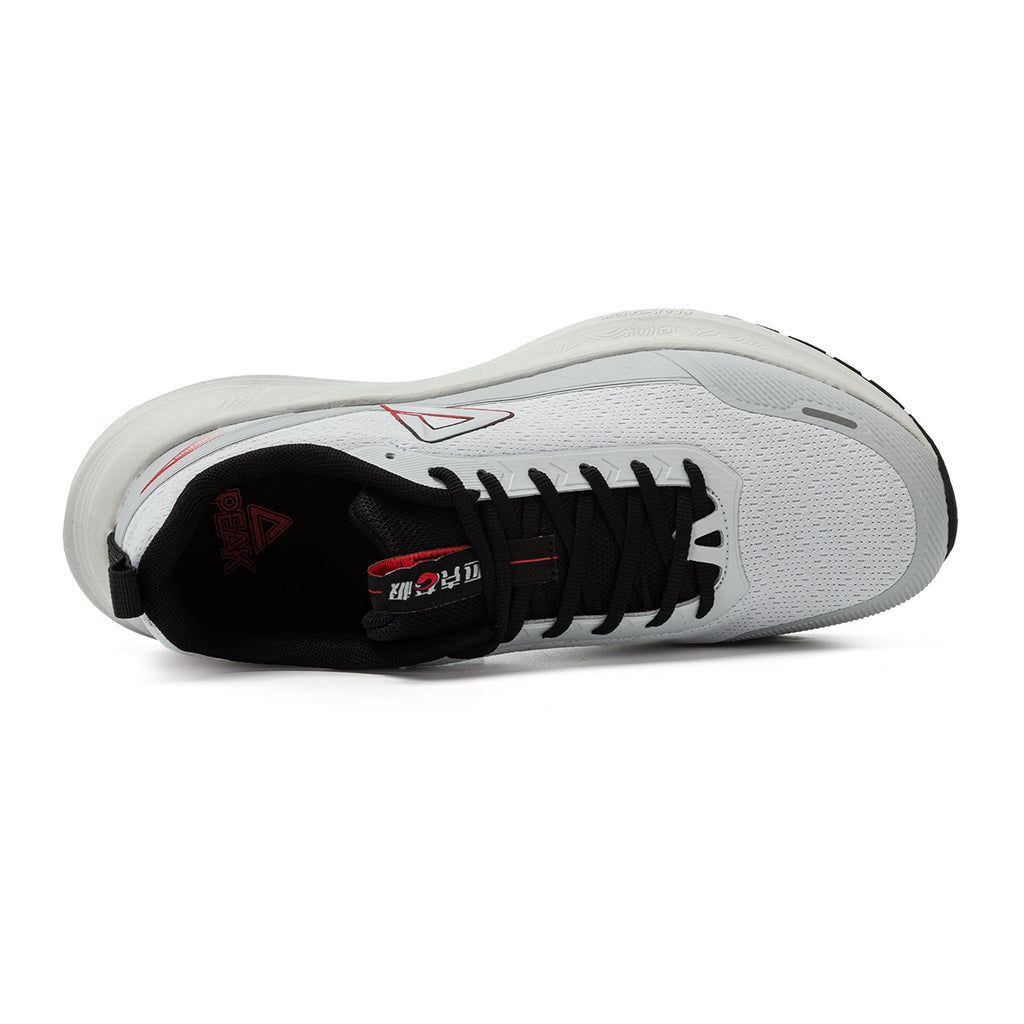 Peak Taichi Cushion Running Shoes Lt.Grey Black