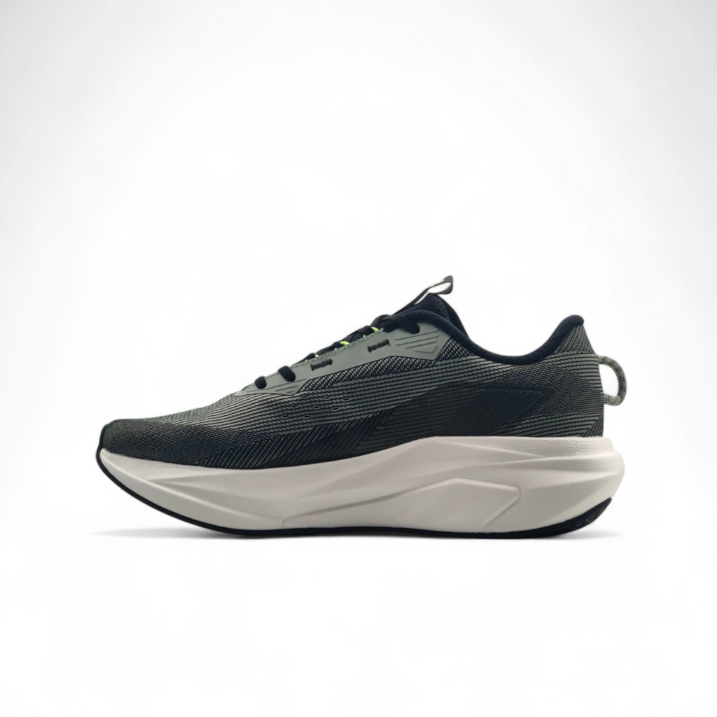 Peak Taichi Cushion Running Shoes Black Green